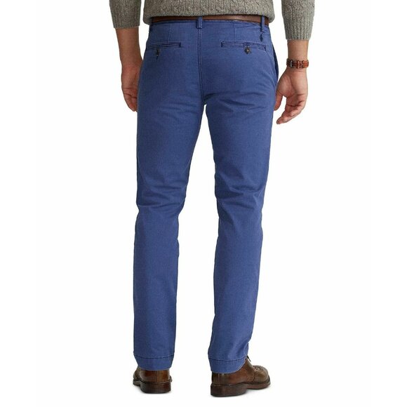 Polo Ralph Lauren Men's 32X32 Blue Classic-Fit Bedford 100% Cotton Chino Pants - Picture 2 of 4
